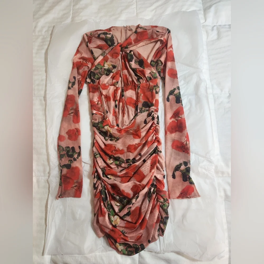 Rose Print 'Adanna' House of CB- XS - Picture 9 of 13